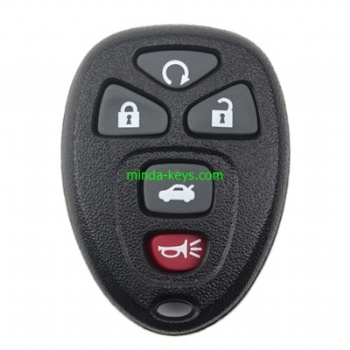  BU-234 Buick Chevrolet GMC Keyless Remote shell 5 button	