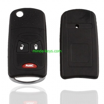 Chrysler Flip Remote Shell Y160 3 Button