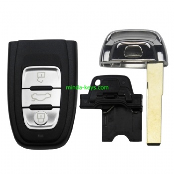  AU-212 Audi Smart Remote Shell HU66 3 Button	