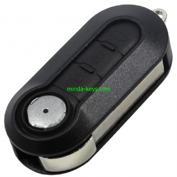 FI-207 Fiat Flip Remote Shell 3 Button SIP22 Blade