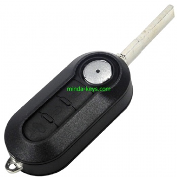  FI-207 Fiat Flip Remote Shell 3 Button SIP22 Blade	