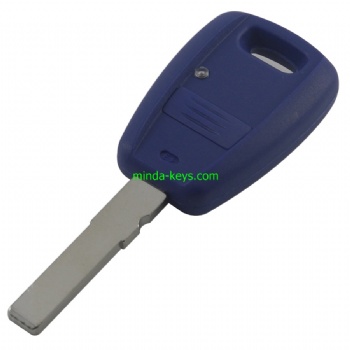 FI-213 Fiat Remote Shell 1 Button SIP22 Blade Blue Head