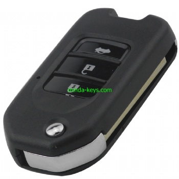  HO-237 Honda Flip Remote Shell 3 Button HON66 Blade	