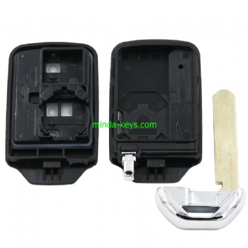  HO-240 Honda Smart Remote Shell 2 Button HON66 Emergency key	