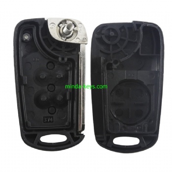  HY-223 Hyundai Flip Remote Shell 3 Button TOY48 Blade TRUNK	