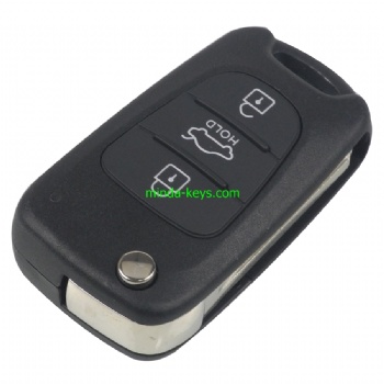  HY-228 Hyundai Flip Remote Shell 3 Button TOY48 Blade HOLD	