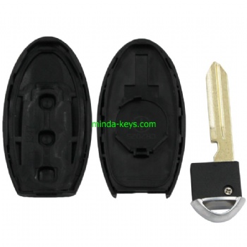  NI-228 Nissan Smart Remote Shell 3 Button NI06P Emergency key	