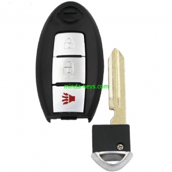  NI-228 Nissan Smart Remote Shell 3 Button NI06P Emergency key	