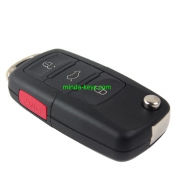  VW-203 VW Flip Remote Shell for Golf-Polo HU66 3 Button	