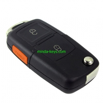  VW-204 VW Flip Remote Shell for Golf-Polo HU66 4 Button	