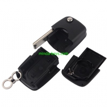  VW-251 VW Flip Remote Shell for Golf-Polo HU66 2 Button	