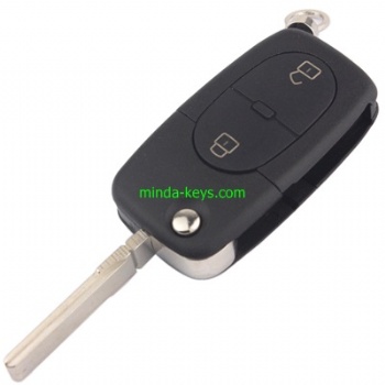  VW-253 VW Flip Remote Shell for Golf-Polo HU66 3 Button	