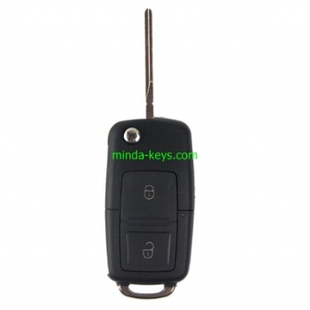 VW-201 VW Flip Remote Shell Old Type for Golf-Polo HU66 2 Button