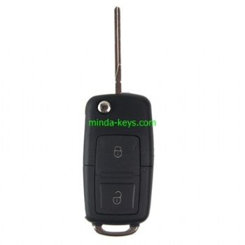  VW-201 VW Flip Remote Shell Old Type for Golf-Polo HU66 2 Button	