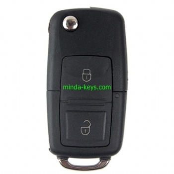  VW-201 VW Flip Remote Shell Old Type for Golf-Polo HU66 2 Button	