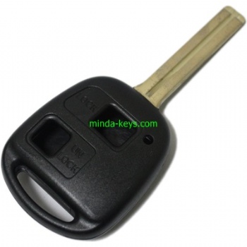  TY-209 Toyota Keyless Entry Remote Fob Replacement Key Shell Case And 2 Button	