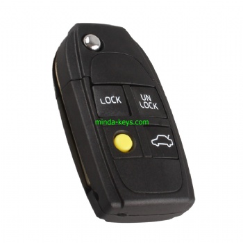  VO-233 Volvo Flip Remote Shell 4 Button with Flip Part	