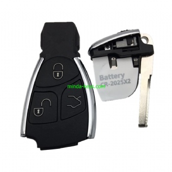  MB-247 New Type Mercedes Benz Smart Remote Shell 3 Button with emergence key	