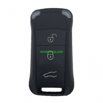 PO-221 Porsche Flip Remote Shell 3 button HU66 Blade