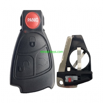  MB-246 Mercedes Benz Smart Remote Shell 3+1 Button with emergence key	