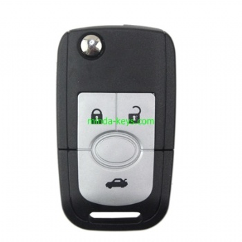  BU-231 Buick Excelle Flip Remote Shell 3 button YM28 Blade	