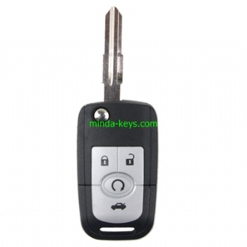 BU-232 Buick Excelle Flip Remote Shell 4 button YM28 Blade