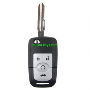  BU-232 Buick Excelle Flip Remote Shell 4 button YM28 Blade	