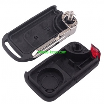  MB-201 Mercedes Benz Flip Remote Shell 2 Button HU58 Blade	