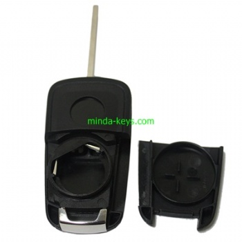  OP-231 Opel Flip Remote Shell 2 button HU100 Blade	