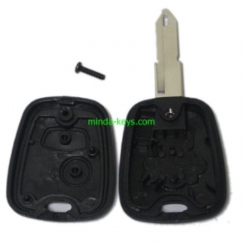  PE-203 Peugeot-Citroen Remote Shell 2 Button with NE73 Blade	