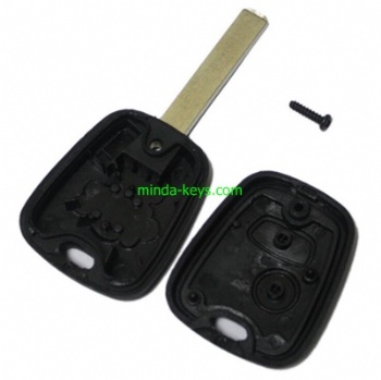  PE-204 Peugeot-Citroen Remote Shell 2 Button with VA2 Blade	