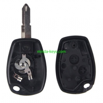  RN-201 Renault Remote Shell 2 Button with NE73 Blade	