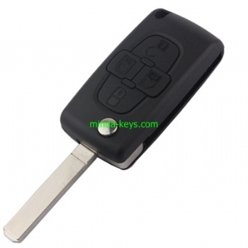 PE-217 Peugeot Citroen Flip Remote Shell Button without BC VA2 Blade