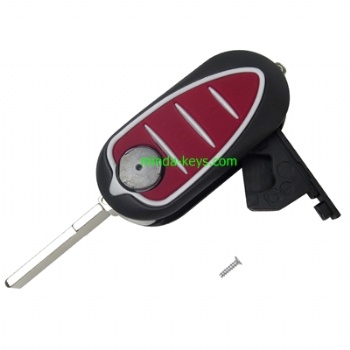  ALF-201 Folding Flip Remote Key Shell for Alfa Romeo Mito Giulietta 159 GTA SIP22 Blade	