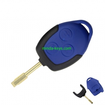  FO-207+205 3 Buttons Transit Connect Set Remote Key Shell For Ford Transit Good Quality Blue Case Cover New Styling	