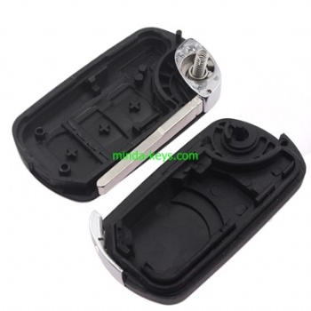  LR-201 Land Rover Flip Remote Shell 3 button HU101 Blade	