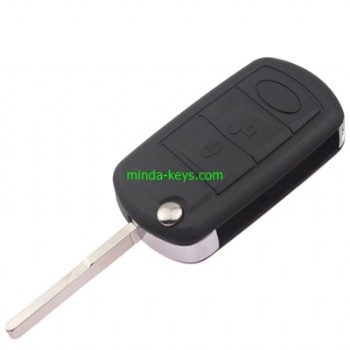 LR-201 Land Rover Flip Remote Shell 3 button HU101 Blade