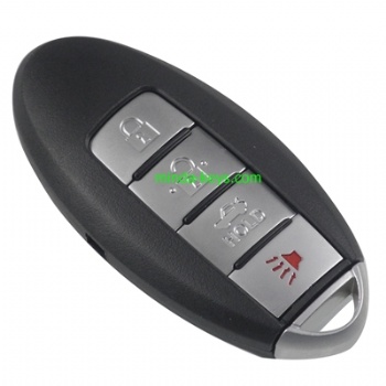  NI-232 Nissan Prox Remote Shell 4 Button with NI06P Emergency Key	