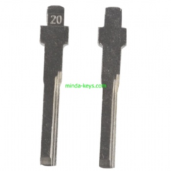 NO 20 #20 Uncut HU64 Mercedes Benz Blade for Mercedes Benz Remote Shell