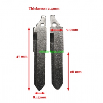 NO 64 #64 Uncut MAZ24R Mazda Key Blade for Mazda Remote Shell