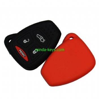  CHRSC-3 Silicone Car Key Case Cover For Chrysler Remote Shell	