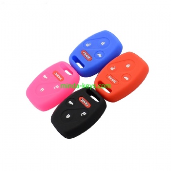  HOSC-1 Silicone Car Key Case Cover For Honda Remote Shell	