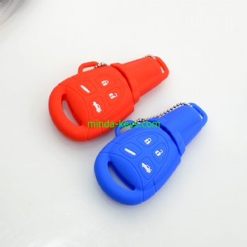  SASC-1 Silicone Car Key Case Cover For SAAB Prox Remote Shell	