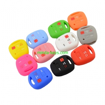  TYSC-1 Silicone Car Key Case Cover For Toyota Remote Shell	