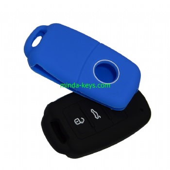 VWSC-1 Silicone Car Key Case Cover For VW Remote Shell