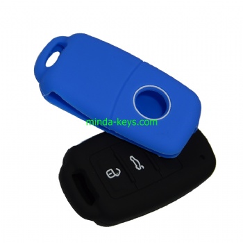  VWSC-1 Silicone Car Key Case Cover For VW Remote Shell	