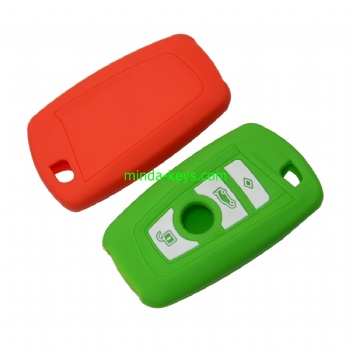 BMSC-1 Silicone Car Key Case Cover For BMW F Series Remote Shell
