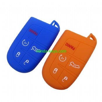  CHRSC-2 Silicone Car Key Case Cover For Prox Chrysler Remote Shell	